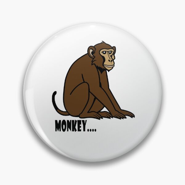 Item preview, Sitting Brown Monkey Cartoon designed and sold by raplesarjuna15.