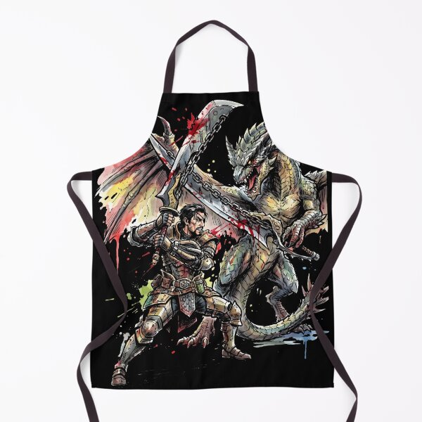 Item preview, Hunter And Arkveld Monster Hunter Wilds Ink Anime Gaming Shirt designed and sold by Senpaiwaves.