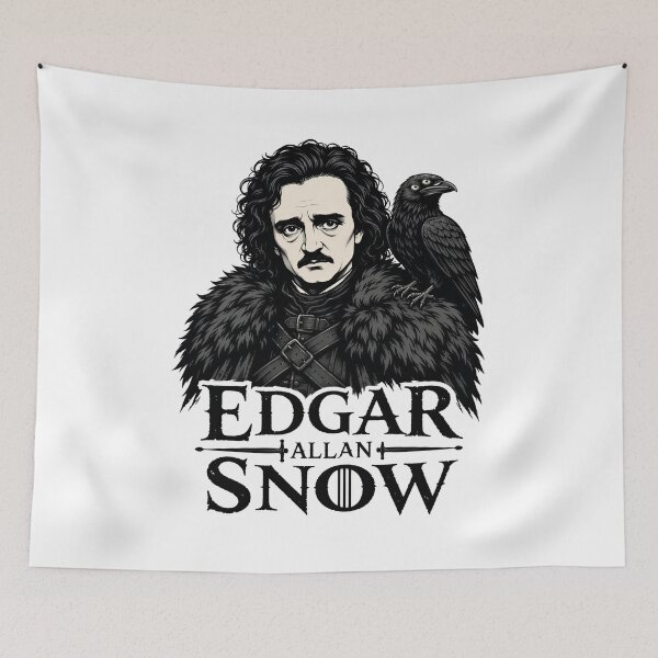 Item preview, Edgar Allan Snow – Raven-Cloaked Gothic Hero designed and sold by Fenay Designs.