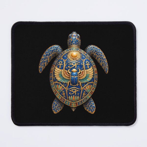 Item preview, Lapis Lazuli Sea Turtle | Ancient Egyptian Turtle Collection designed and sold by Zaru Art Studio.