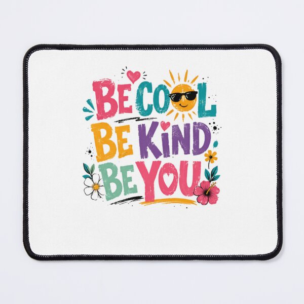 Item preview, Be Cool Be Kind Be You Inspirational Kindness Self Acceptance Good Vibes designed and sold by HumansStuck12.