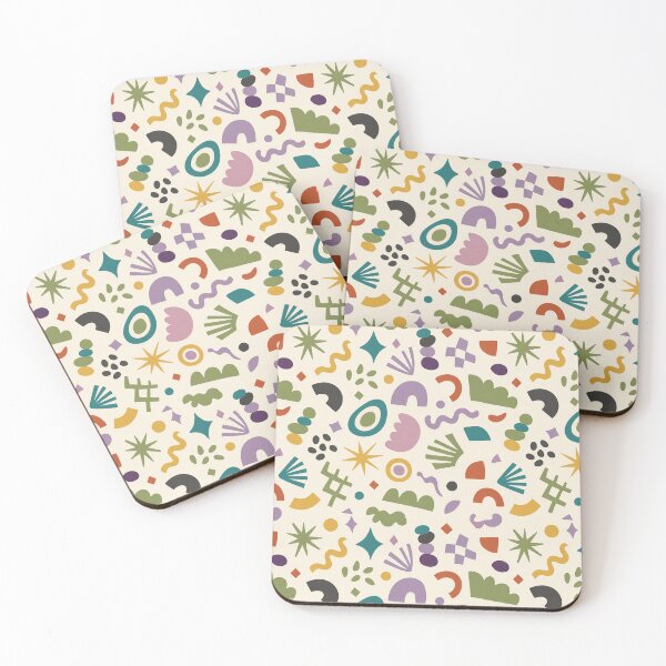 Item preview, Retro Abstract Mid Century Pattern designed and sold by Bakes Designs.