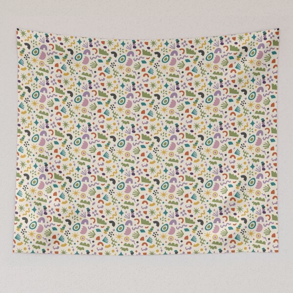 Item preview, Retro Abstract Mid Century Pattern designed and sold by Bakes Designs.