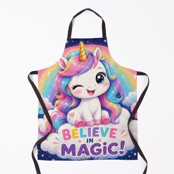 Item preview, Believe in Magic Cute Unicorn designed and sold by RabeART.
