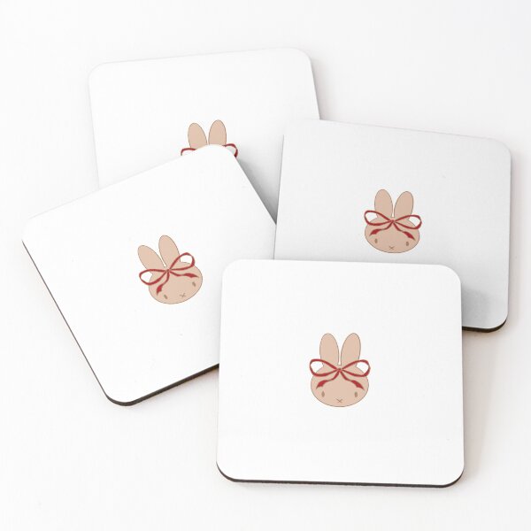 Item preview, red bow bunny designed and sold by ellmoswrld.