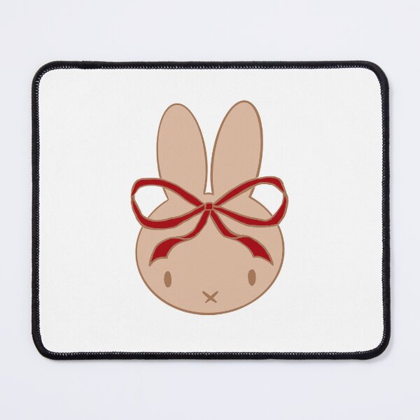 Item preview, red bow bunny designed and sold by ellmoswrld.