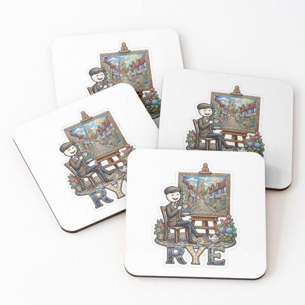 Item preview, Rye Tea Time Mosaic Travel Sticker Summer Souvenir designed and sold by Imaginarium of Chaos falcon88 .