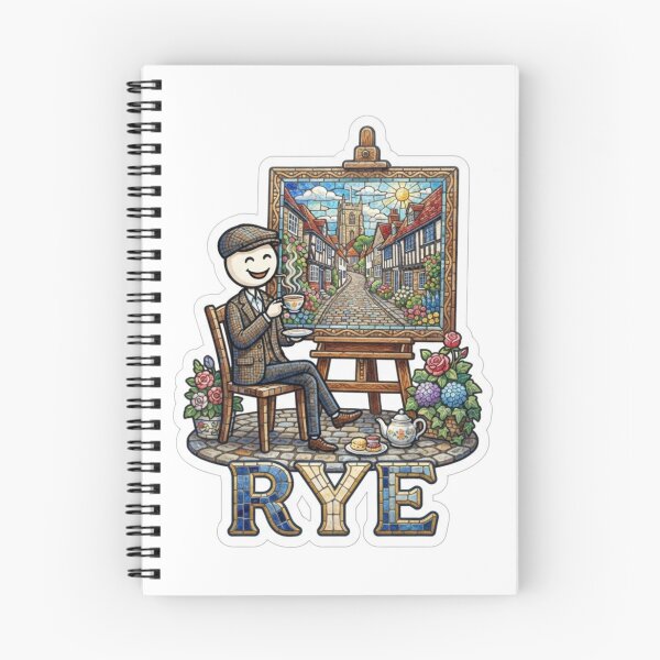 Item preview, Rye Tea Time Mosaic Travel Sticker Summer Souvenir designed and sold by Imaginarium of Chaos falcon88 .