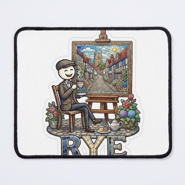 Item preview, Rye Tea Time Mosaic Travel Sticker Summer Souvenir designed and sold by Imaginarium of Chaos falcon88 .