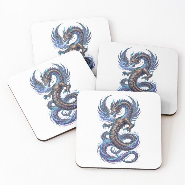 Item preview, Cyber Dragon — Ancient Power Cyberpunk Art designed and sold by CalmFrameArt.