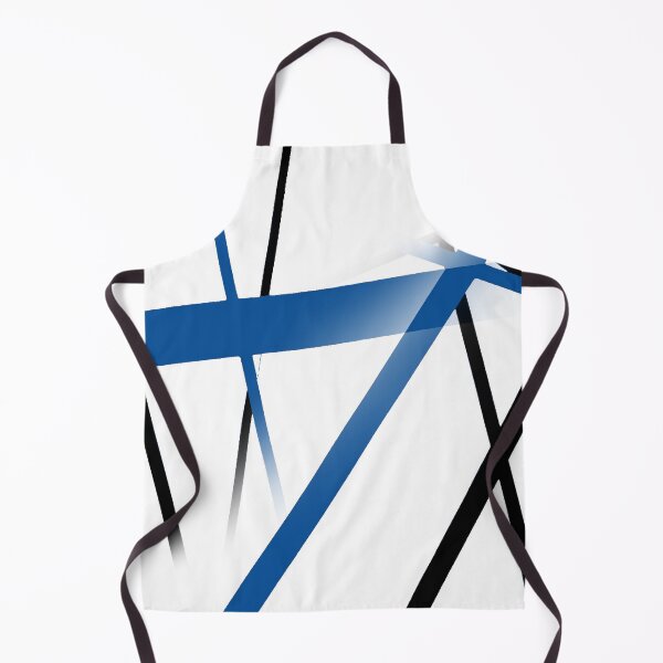 Item preview, Modern Line Cool Geometry White Black Dark-Blue designed and sold by taiche.