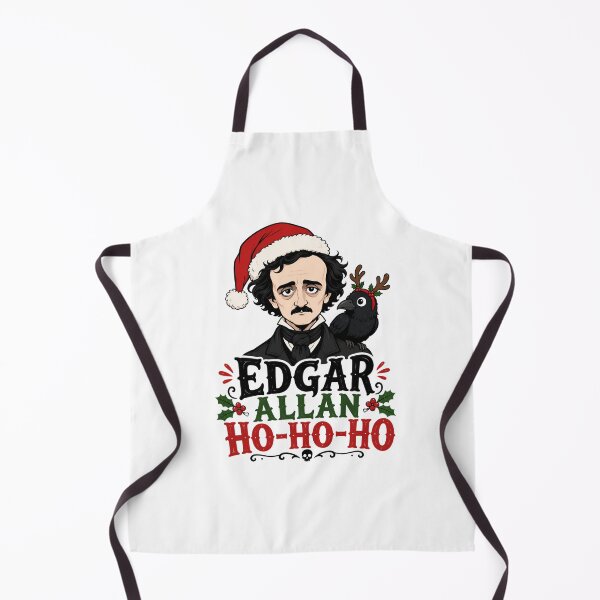 Item preview, Edgar Allan Ho-Ho-Ho – Cute Christmas Raven designed and sold by Fenay Designs.