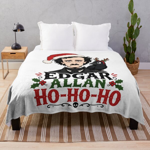 Item preview, Edgar Allan Ho-Ho-Ho – Cute Christmas Raven designed and sold by Fenay Designs.