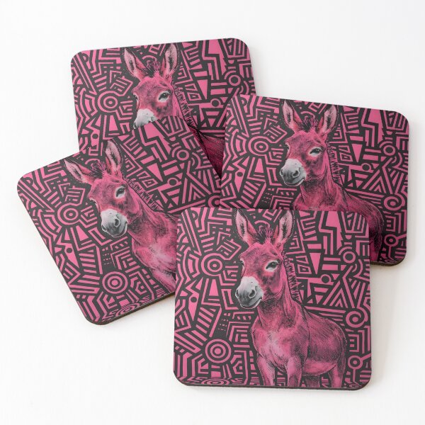 Item preview, Pink Donkey Illustration Design designed and sold by Erlin Rudho.