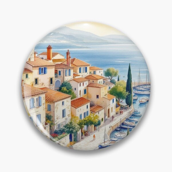 Item preview, Small port in the south of France designed and sold by jefboutique6150.