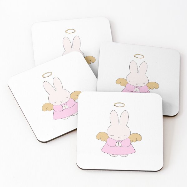 Item preview, cute bunny angel designed and sold by ellmoswrld.