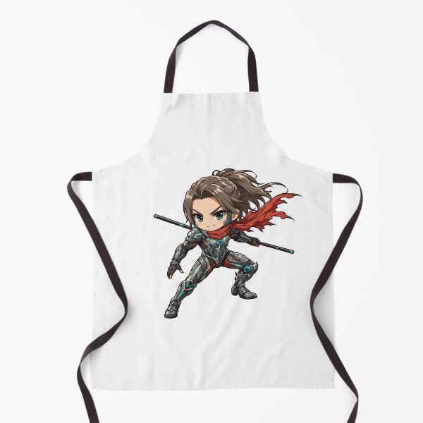 Item preview, scifi warrior ninja cute anime dnd art original art character design designed and sold by sabartgunpla.