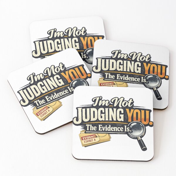 Item preview, I’m Not Judging You. The Evidence Is. designed and sold by Slightly Uncalled For.