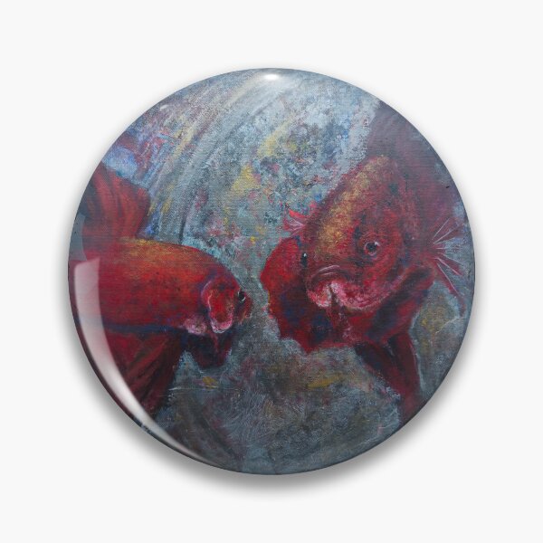 Item preview, Monster in the Mirror - Acrylic on Canvas designed and sold by Ijsvogel92.