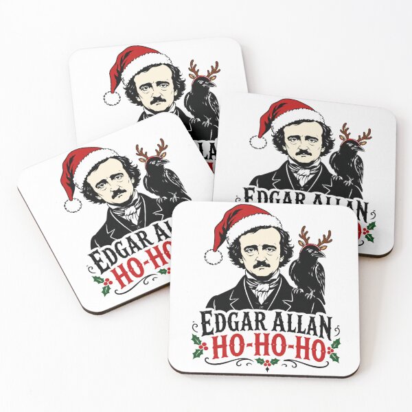 Item preview, Edgar Allan Ho-Ho-Ho – Gothic Christmas Raven designed and sold by Fenay Designs.