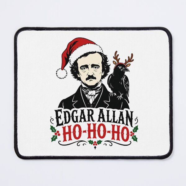 Item preview, Edgar Allan Ho-Ho-Ho – Gothic Christmas Raven designed and sold by Fenay Designs.