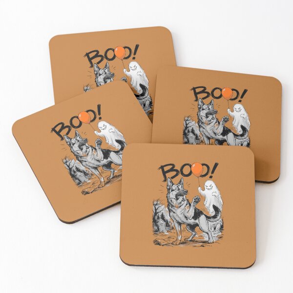 Item preview, german shepherd halloween,german shepherd halloween,ghost selfie, designed and sold by w66aboo.