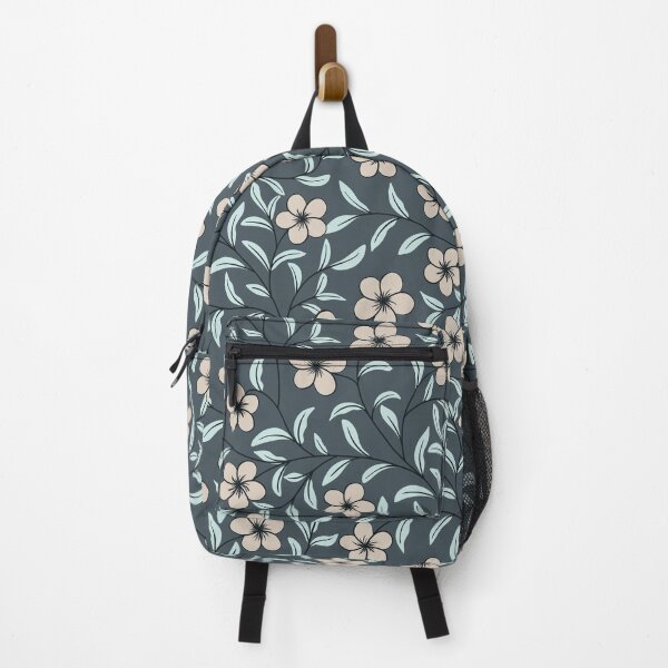 Item preview, Delicate Floral-Beige on Charcoal Grey designed and sold by artistmaria.