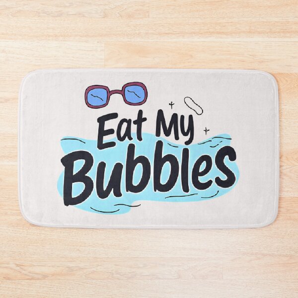 Item preview,  Funny Swim Team Eat My Bubbles Sticker designed and sold by pawsome purrfect.