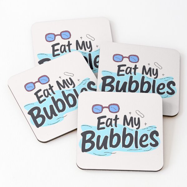 Item preview,  Funny Swim Team Eat My Bubbles Sticker designed and sold by pawsome purrfect.