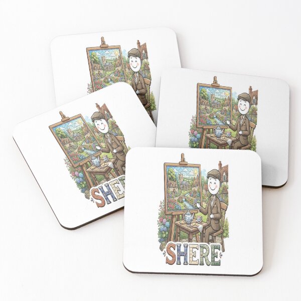 Item preview, Shere Tea Time Mosaic Travel Sticker Summer Souvenir designed and sold by Imaginarium of Chaos falcon88 .