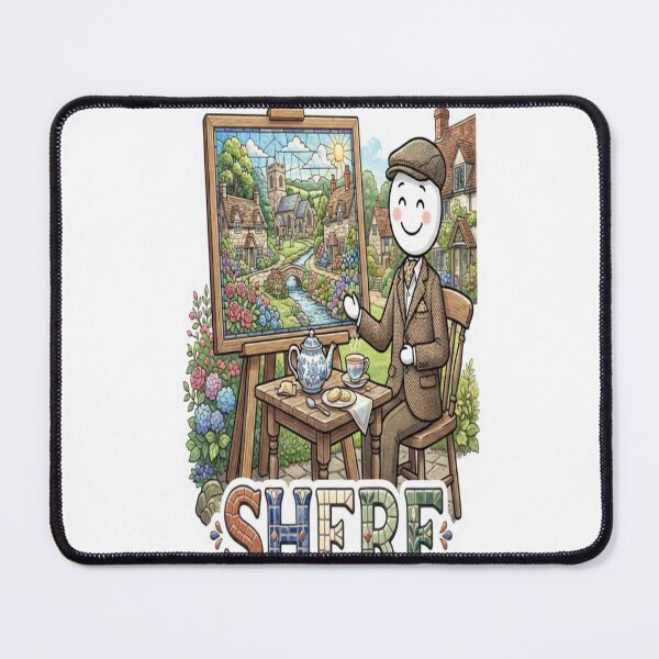 Item preview, Shere Tea Time Mosaic Travel Sticker Summer Souvenir designed and sold by Imaginarium of Chaos falcon88 .