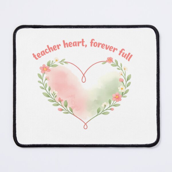 Item preview, Teacher Heart Forever Full Shirt | Grammar Teacher Tee | Teacher Appreciation Gift | Cute Teacher Shirt designed and sold by Moss & Mellow.