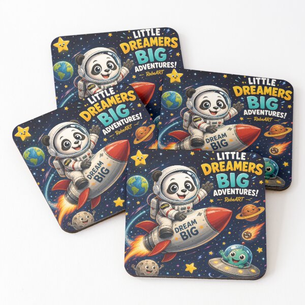 Item preview, Little Dreamers Big Adventures Panda designed and sold by RabeART.