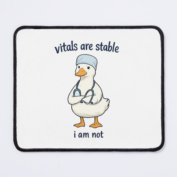Item preview, Vitals are Stable I Am Not Funny Goose Nurse RN Medical designed and sold by peachlovey.