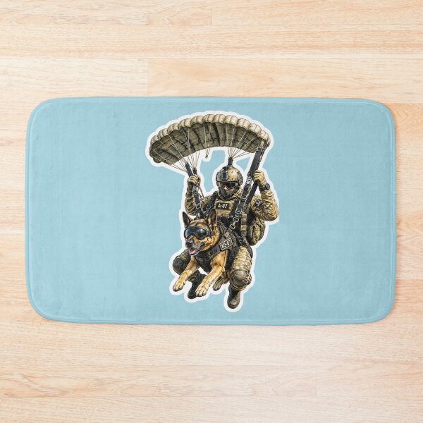 Item preview, Tactical Military K9 Paratrooper Parachuting designed and sold by carestazafeli.
