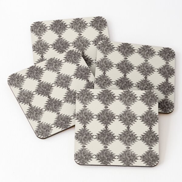 Item preview,  African Mud Cloth Boho Trending Brown and white designed and sold by RekhaArtGalaxy.