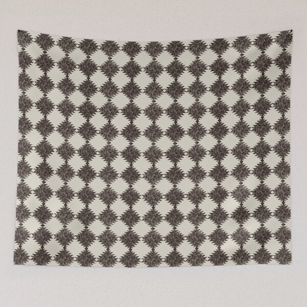 Item preview,  African Mud Cloth Boho Trending Brown and white designed and sold by RekhaArtGalaxy.