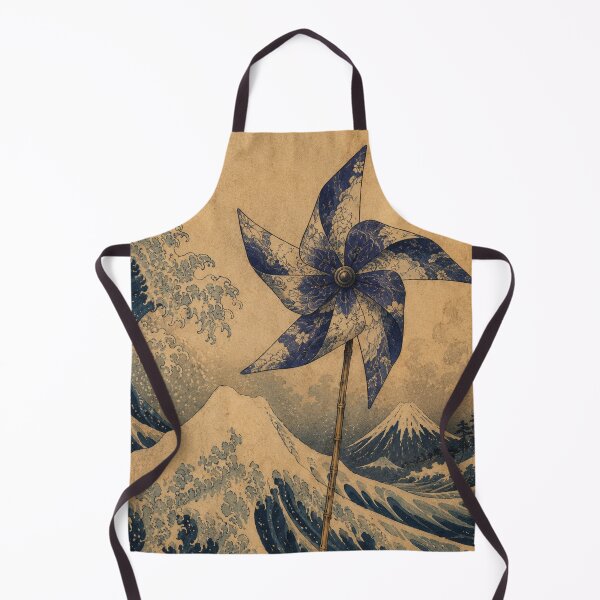Item preview, Great Wave Pinwheel Japan designed and sold by Silent Japan Studio.