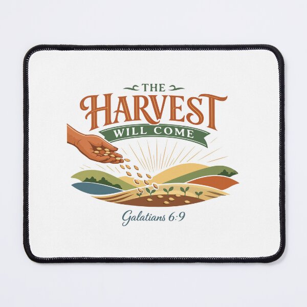 Item preview, The Harvest Will Come Christian – Galatians 6:9 Bible Verse designed and sold by stylishdzign.