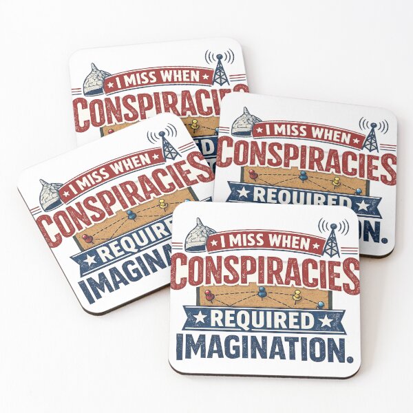 Item preview, I Miss When Conspiracies Required Imagination designed and sold by Slightly Uncalled For.