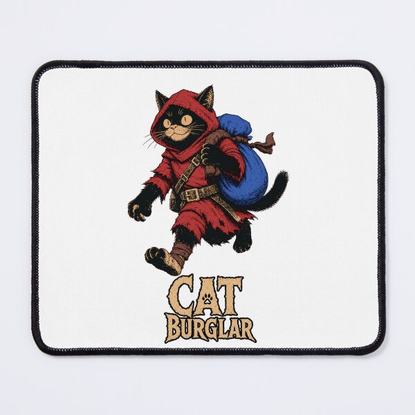 Item preview, Cat Burglar | Funny Thief Cat designed and sold by Bisonia.