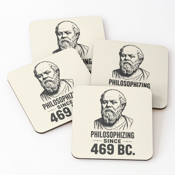 Item preview, Philosophizing Since 469 BC - Funny Socrates Philosophy Humor Design (Socrates Meme Collection). designed and sold by SaraSumi.