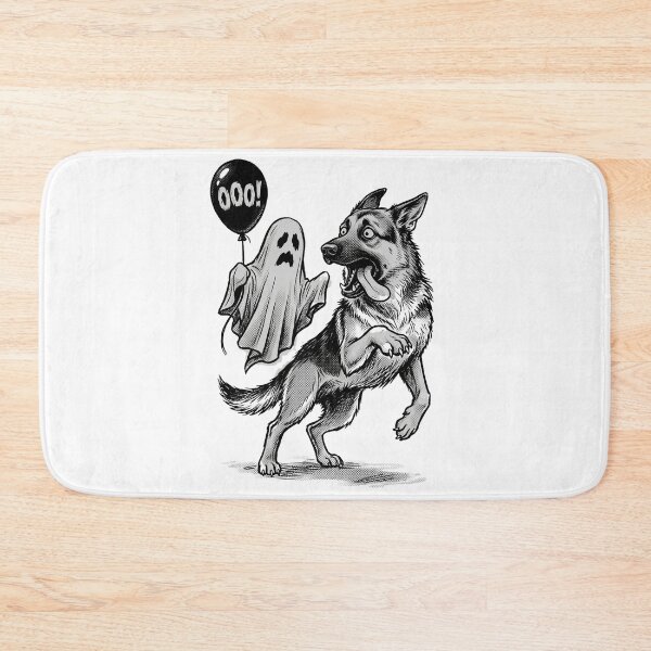 Item preview,  german shepherd halloween,german shepherd halloween,ghost selfie, designed and sold by w66aboo.