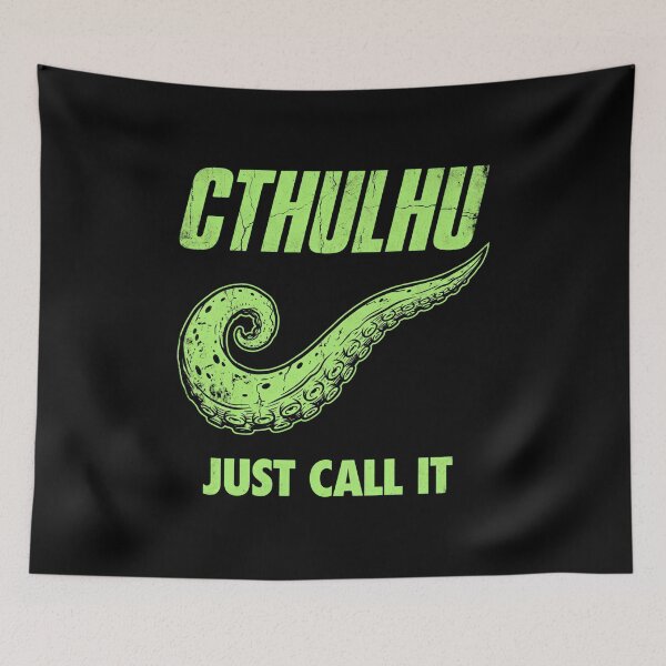 Item preview, Lovecraft Cthulhu – Just Call It Tentacle Swoosh designed and sold by Fenay Designs.