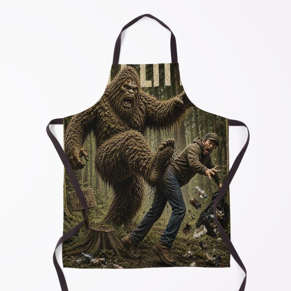 Item preview, Copy of CRYPTIDS - Sasquatch - don't litter in the forest designed and sold by MetusArt.
