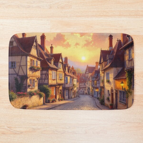 Item preview, A typical village in the Lot region (France) designed and sold by jefboutique6150.