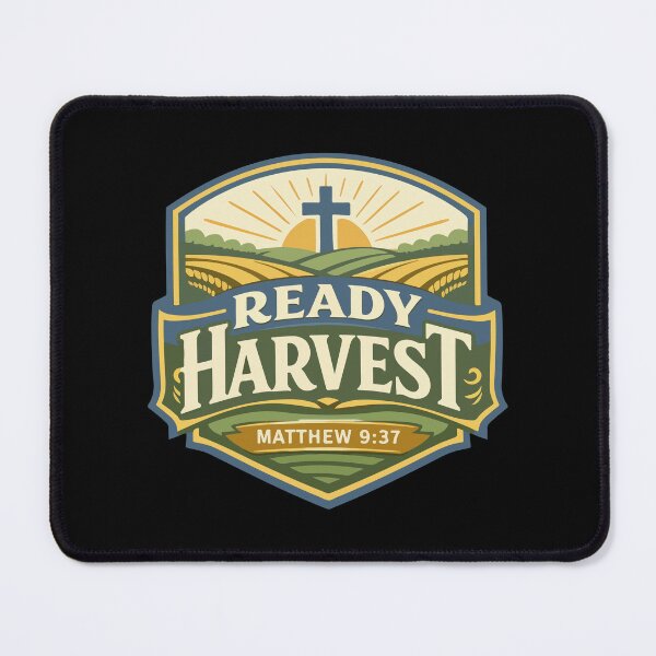 Item preview, Ready Harvest Christian Sunrise – Matthew 9:37 Bible Verse Thanksgiving designed and sold by stylishdzign.