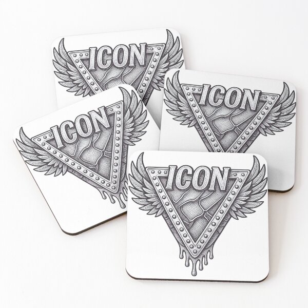 Item preview, Sketch Monochrome Winged Icon Emblem designed and sold by TrinovaCreates.