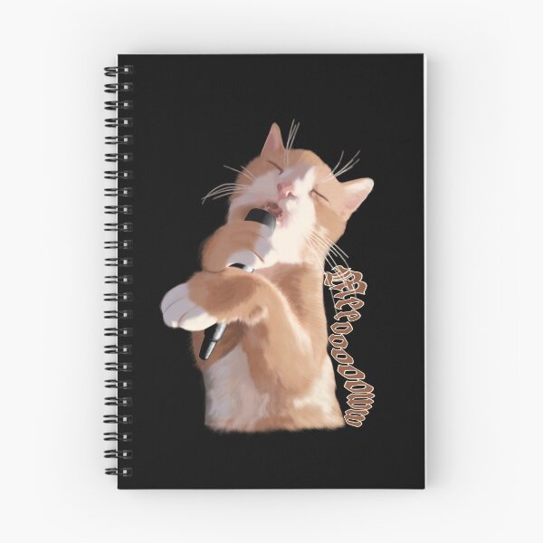 Item preview, Meow cat singing blues designed and sold by DarkP-Inn.