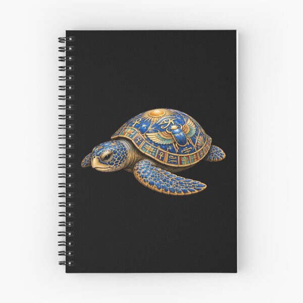 Item preview, Resting Lapis Lazuli Sea Turtle | Ancient Egyptian Turtle Collection designed and sold by Zaru Art Studio.